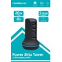 CARICABATTERIE USB MEDIACOM POWER STRIP TOWER 4XUSB 6A 30W M-USBPS4T NERO