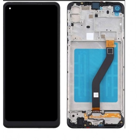 DISPLAY LCD TOUCH SCREEN INCELL PER SAMSUNG A21 NERO SM-A215F/FN + FRAME