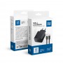 BLUE STAR CARICABATTERIE DA 3A 20W + CAVO DA TIPO-C A LIGHTNING PD QC4.0 NERO