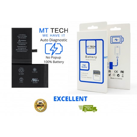 MT Tech BATTERIA AUTO DIAGNOSTICA PER IPHONE 15 PRO MAX 4422mAh + Biadesivo