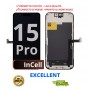 DISPLAY LCD + TOUCH LA INCELL HD+ PER APPLE IPHONE 15 PRO COMPLETO DI FRAME