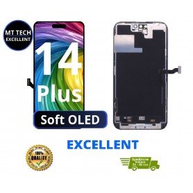 DISPLAY LCD TOUCH SCREEN MT TECH SOFT OLED FHD PER APPLE IPHONE 14 PLUS + FRAME IC INTERCAMBIABILE