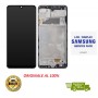 DISPLAY LCD TOUCH ORIGINALE SAMSUNG A22 4G SM-A225 NERO CON FRAME