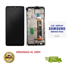 DISPLAY LCD TOUCH ORIGINALE SAMSUNG A23 5G SM-A236 NERO CON FRAME