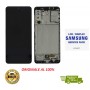 DISPLAY LCD TOUCH ORIGINALE SAMSUNG A31 2020 SM-A315 NERO CON FRAME