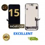 DISPLAY LCD + TOUCH SCREEN GX INCELL COF HD+ PER APPLE IPHONE 15 + FRAME