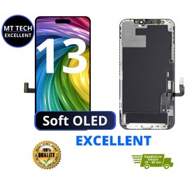 DISPLAY LCD + TOUCH SCREEN MT TECH SOFT OLED PER APPLE IPHONE 13 FULL HD + FRAME