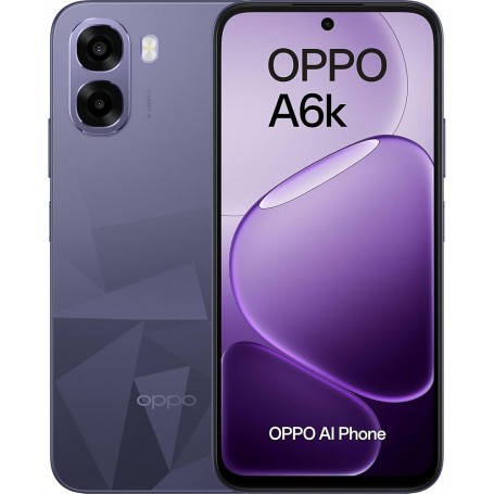 OPPO A6K 4/256GB 4G 13MP+QVGA, 5MP, 6.75” CRYSTAL BLACK